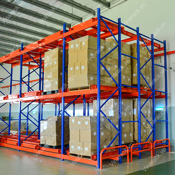 Kệ Push Back Racking